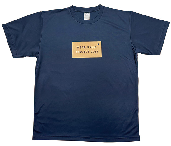 WEAR RALLY PROJECT 2023の特製Tシャツ
